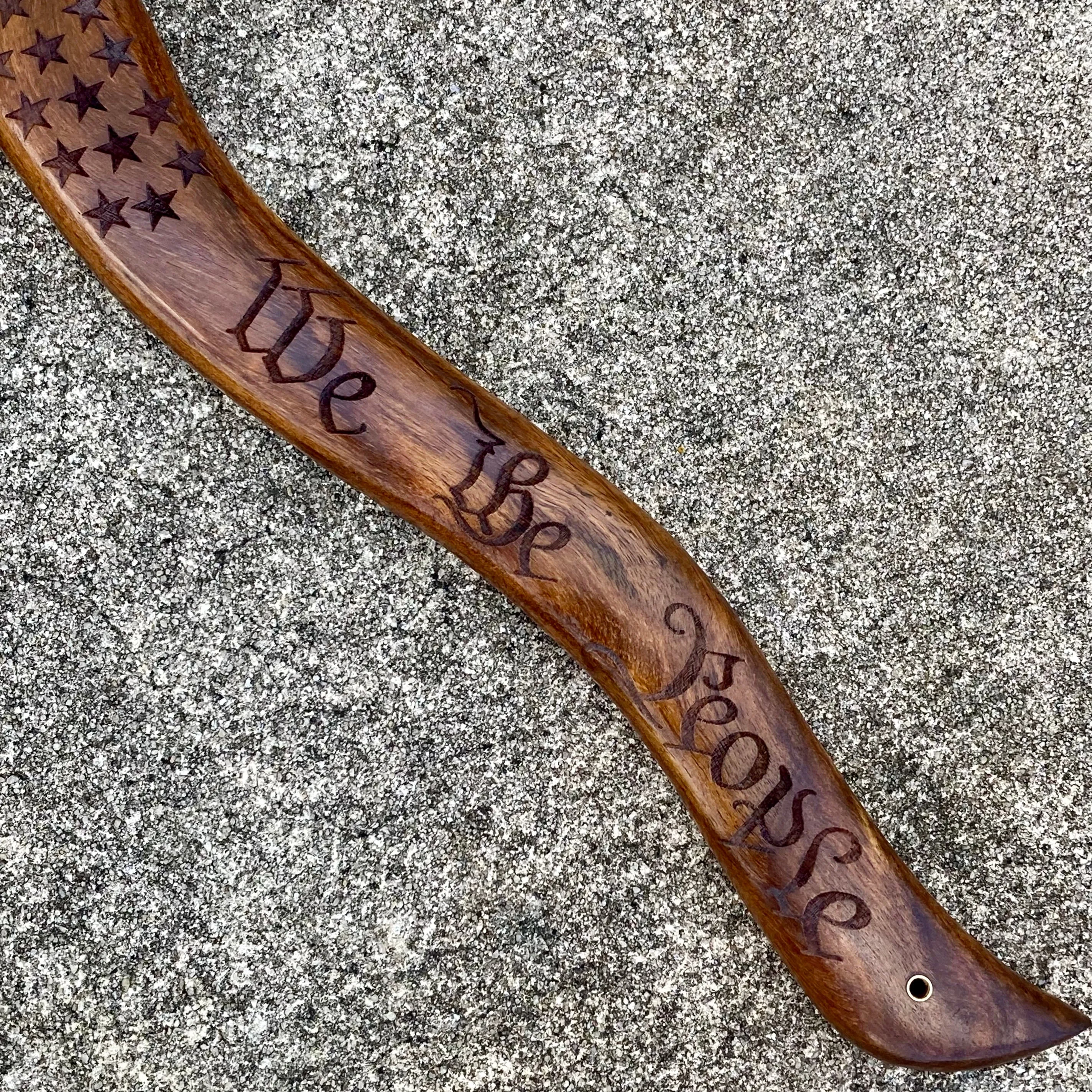 20 We the People Chopper - American Mahogany - Damascus - 20 Inches - A01