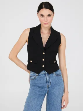 3-Button Notch Collar Vest