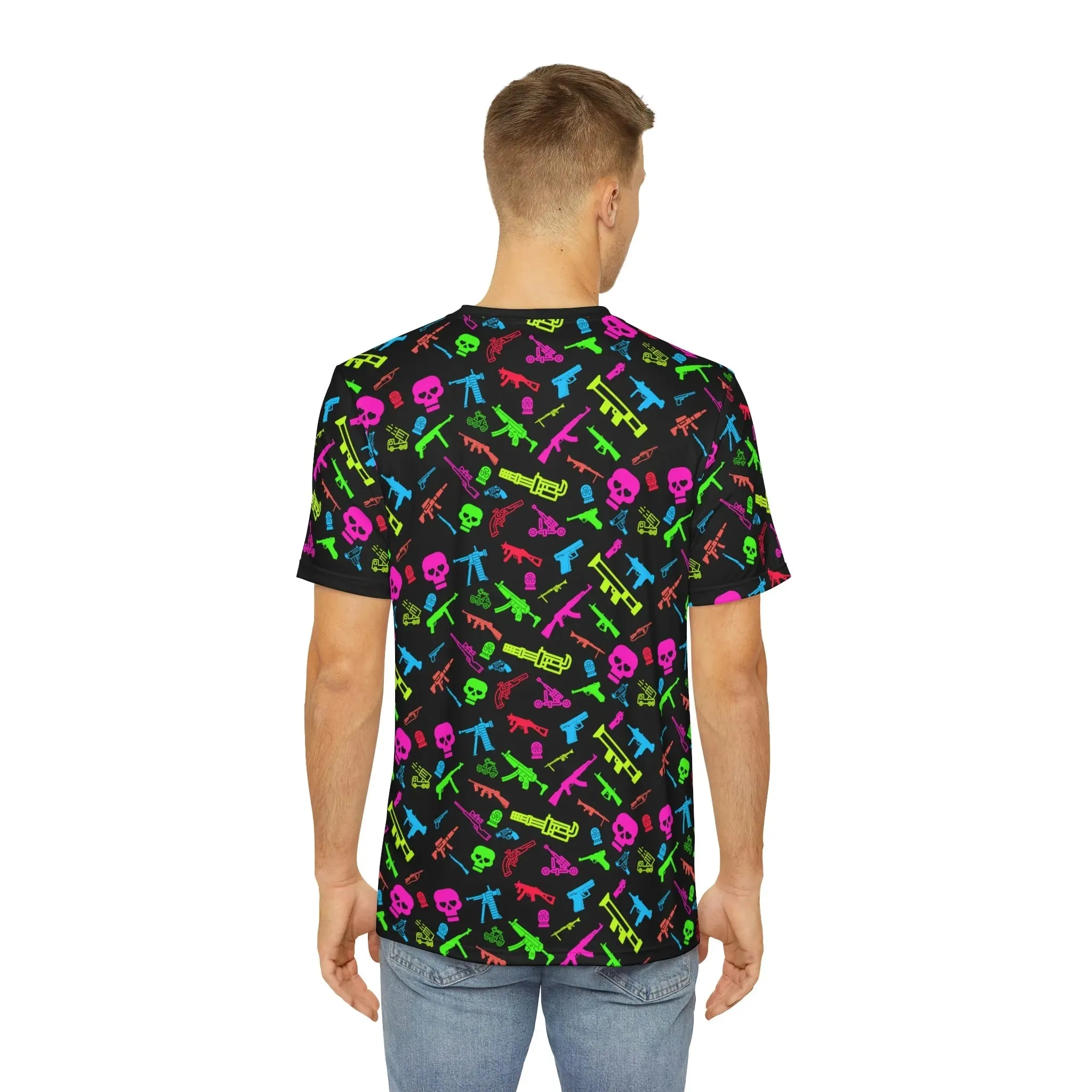 Aloha to Arms Retro Neon Firearms Tee