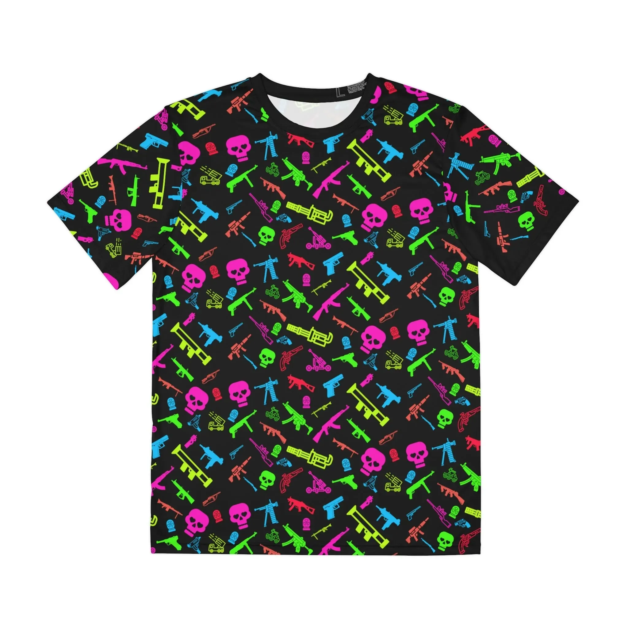 Aloha to Arms Retro Neon Firearms Tee