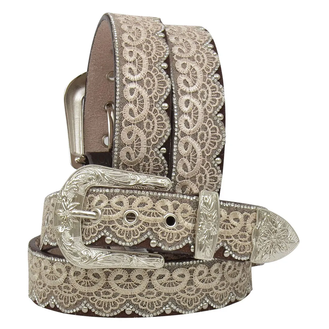 Angel Ranch Lace & Bead Belt