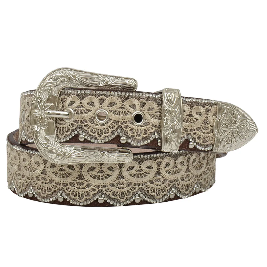 Angel Ranch Lace & Bead Belt