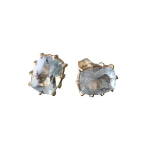 Aquamarine Stud Earrings