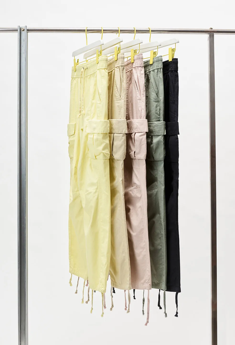 Back Sateen Cargo Pants / Toxic