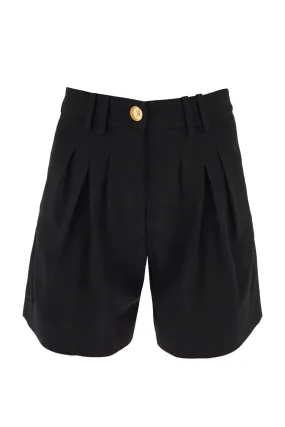 Balmain Crepe Shorts - Black