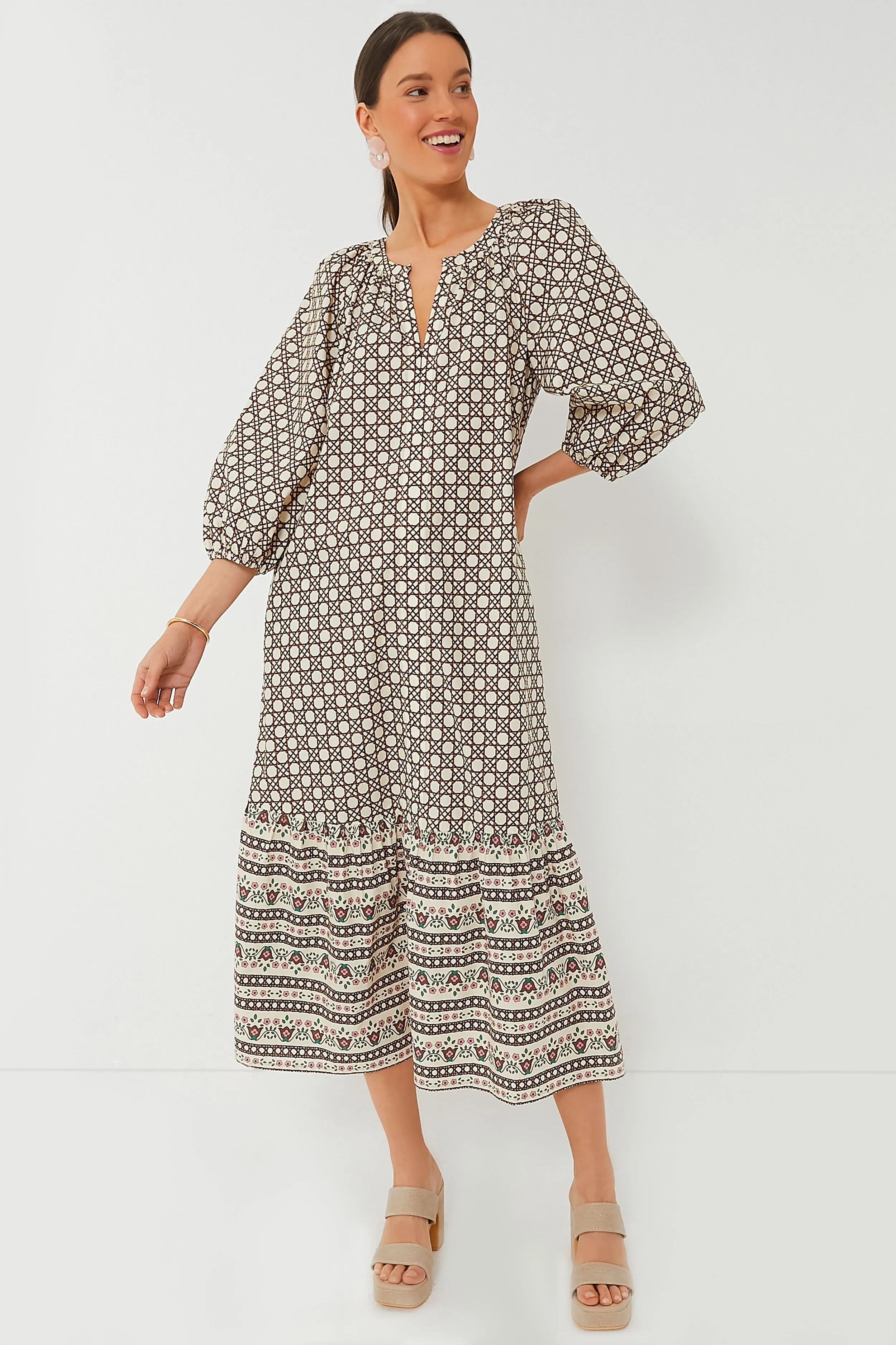 Birch Cane Border Lyles Dress