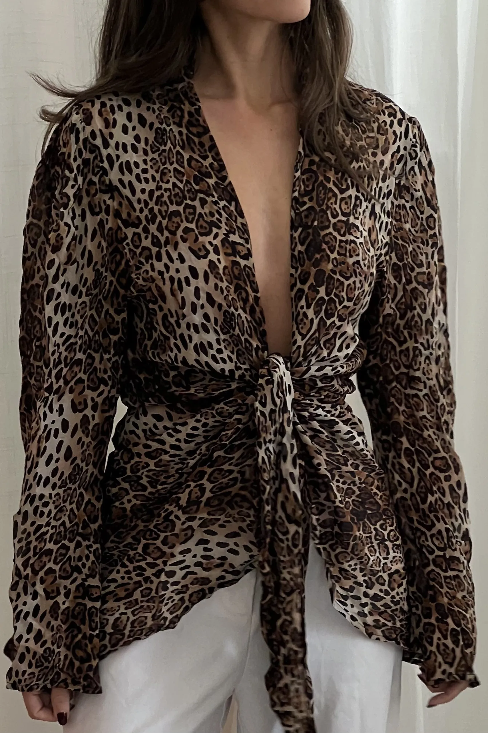 BLUSA PADRÃO LEOPARDO