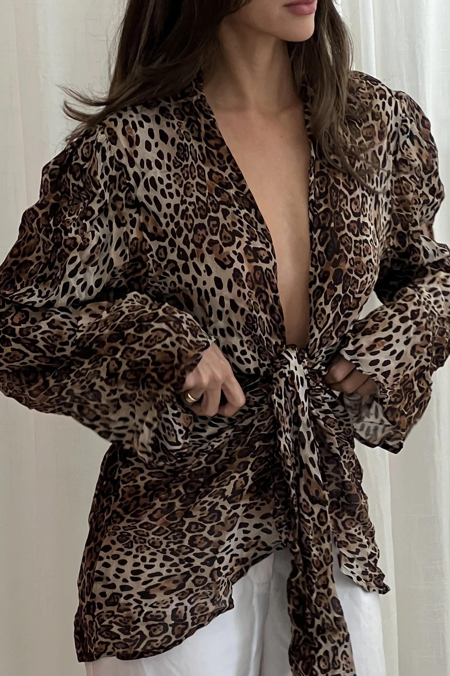 BLUSA PADRÃO LEOPARDO