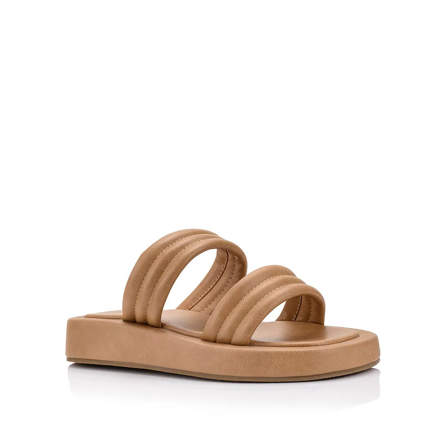 Boss Flatform Slides - Caramel