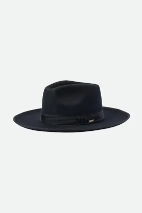 Brixton Reno Fedora Cowboy Hat - Black (May have missing tags)