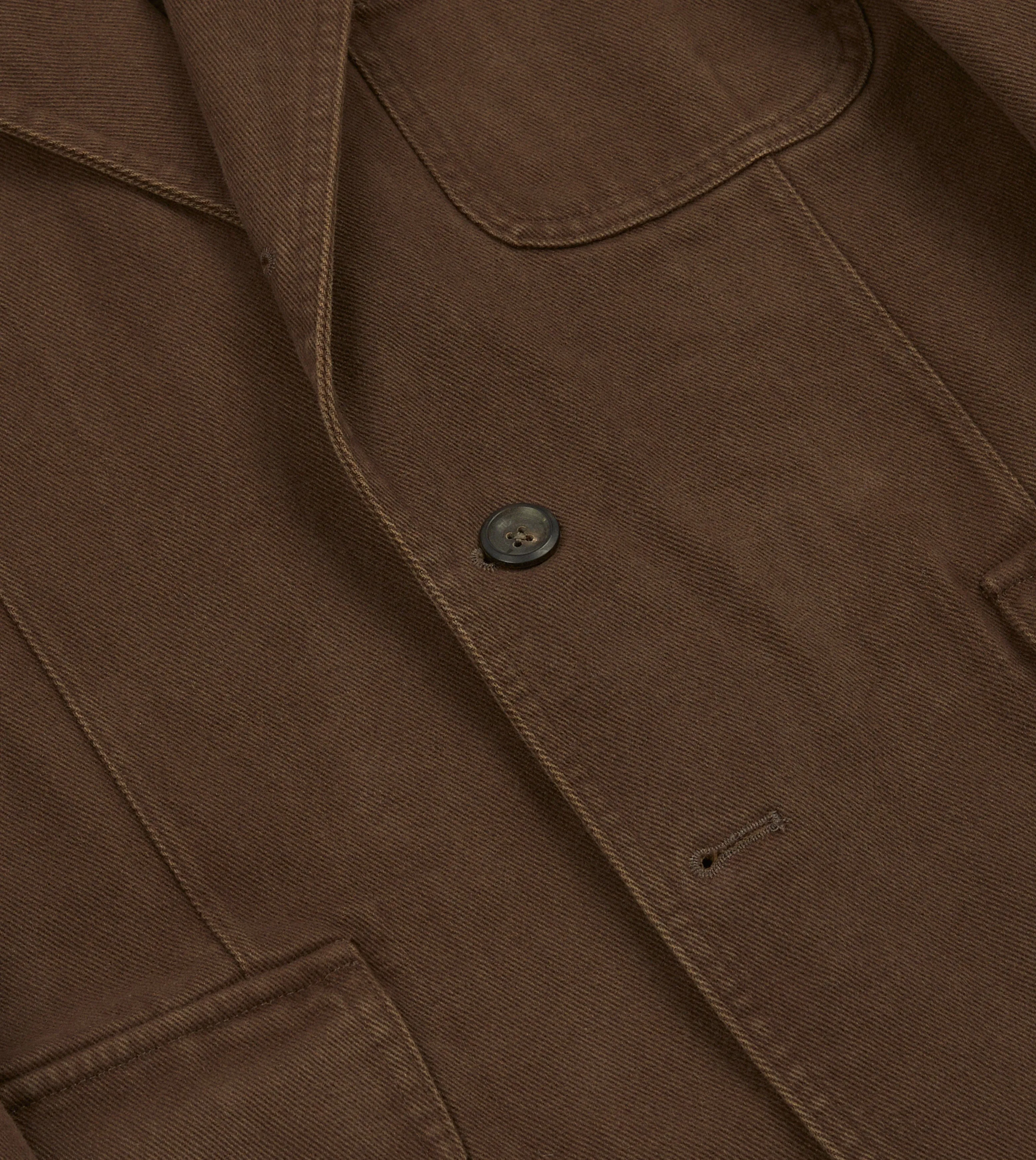 Brown Heavy Cotton Twill Games Blazer Mk. I