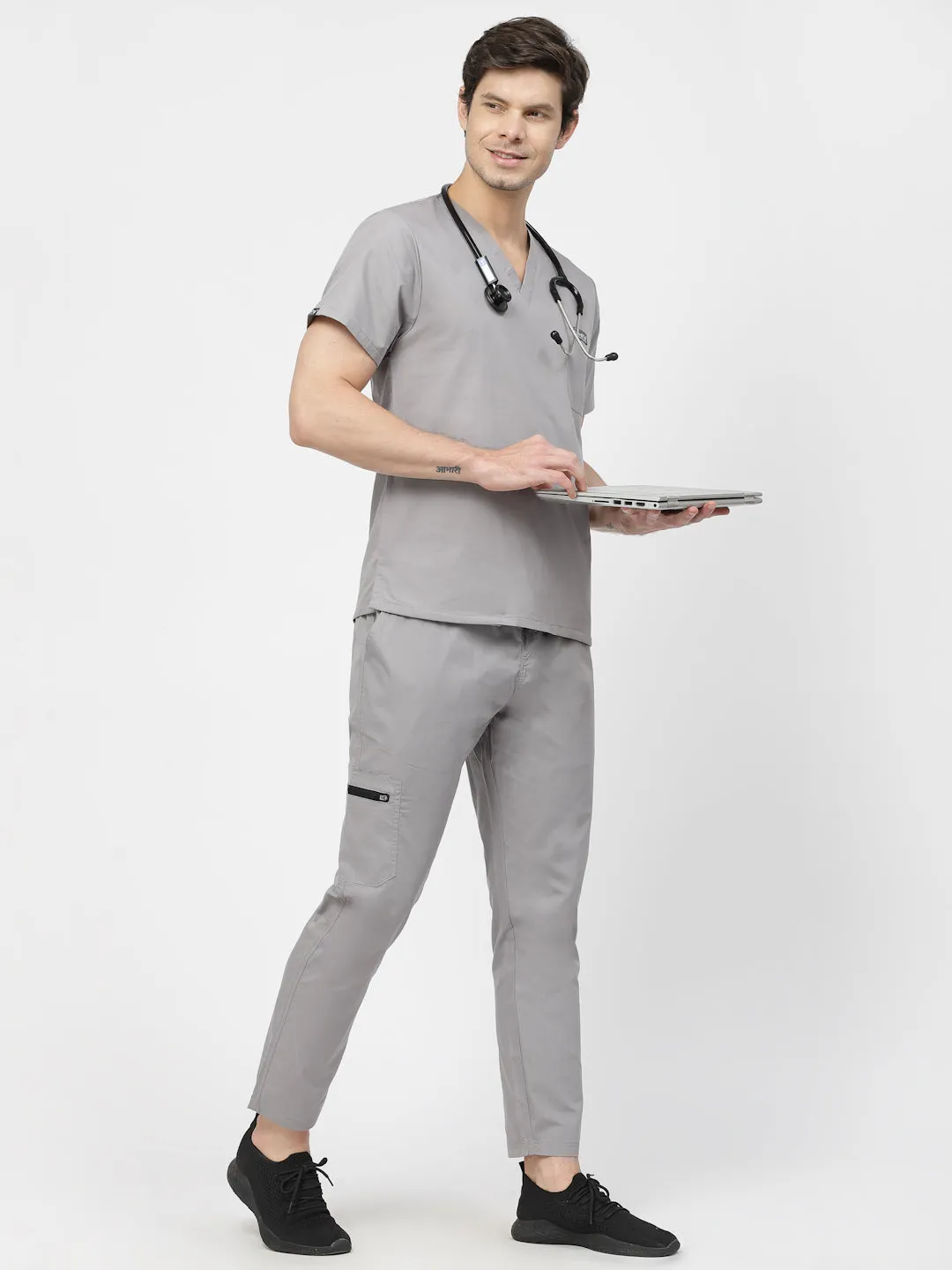 Classic Straight Pant Scrub - (Graphite) (Men's)