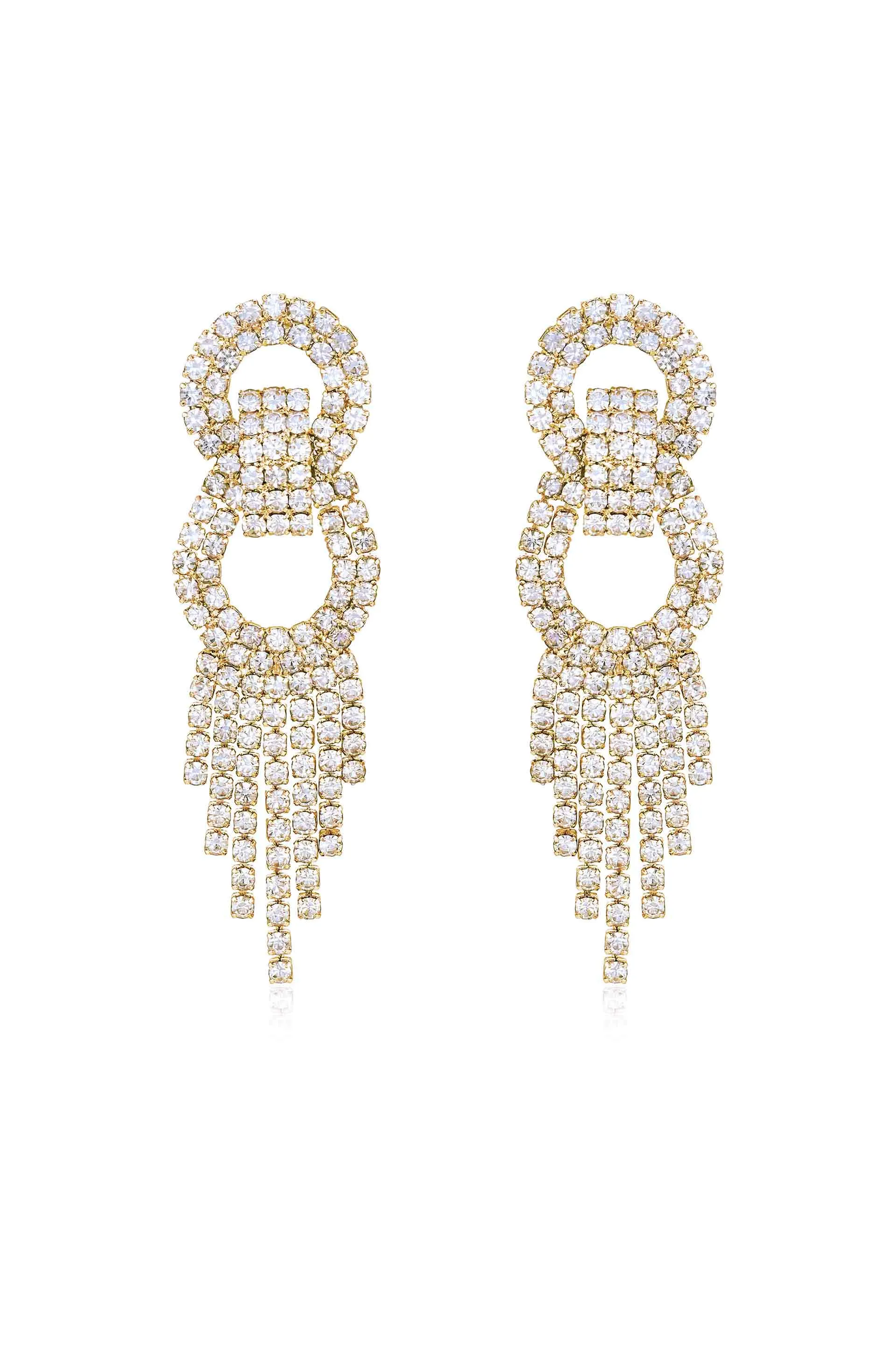 Crystal Gatsby Statement Earrings