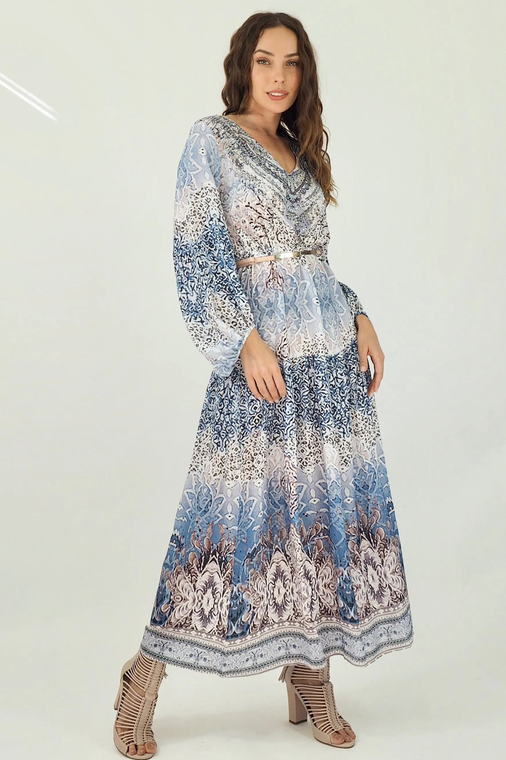 Edwina Embellished Maxi Dress