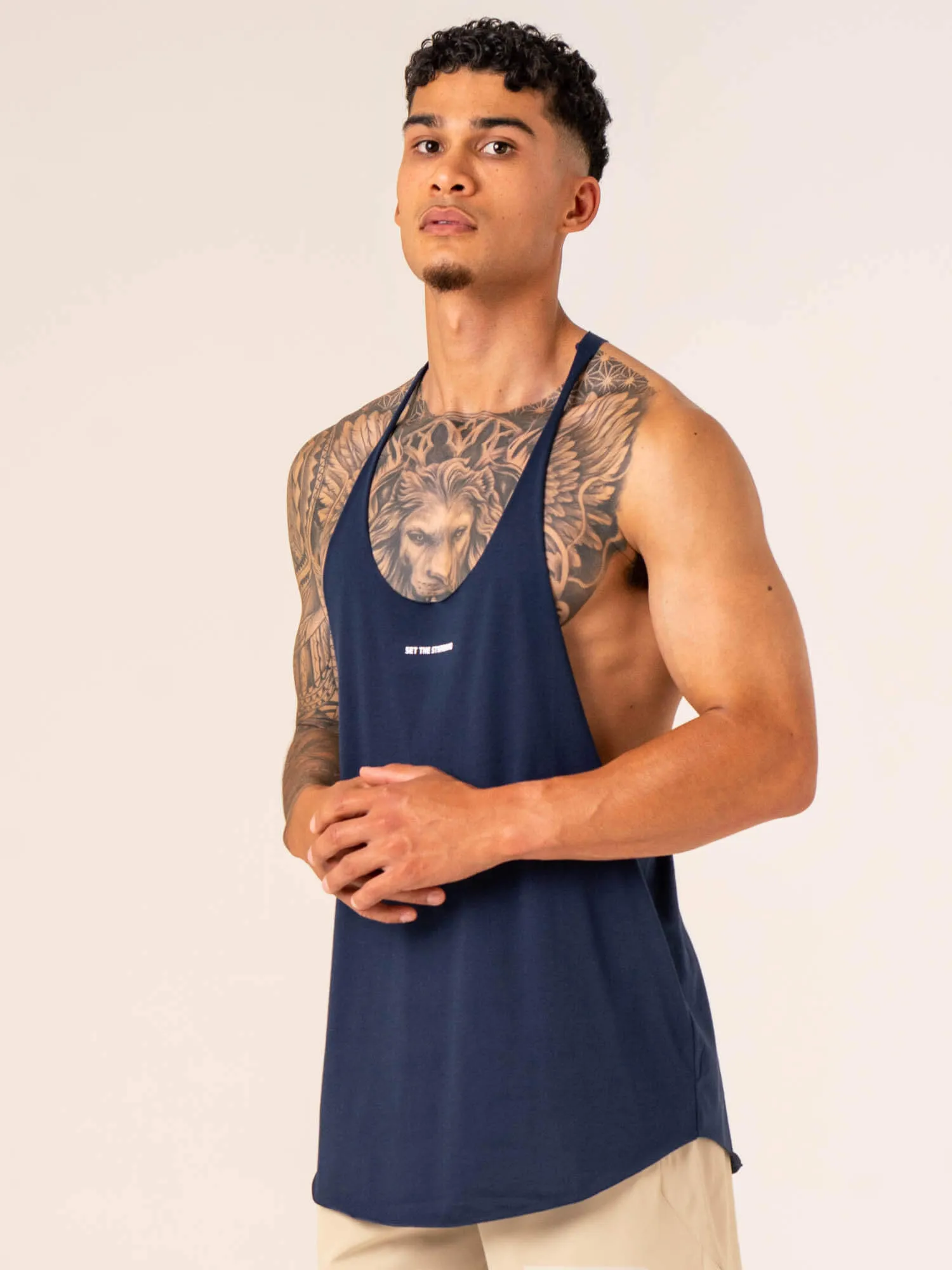 Emerge Arnie T-Back - Navy