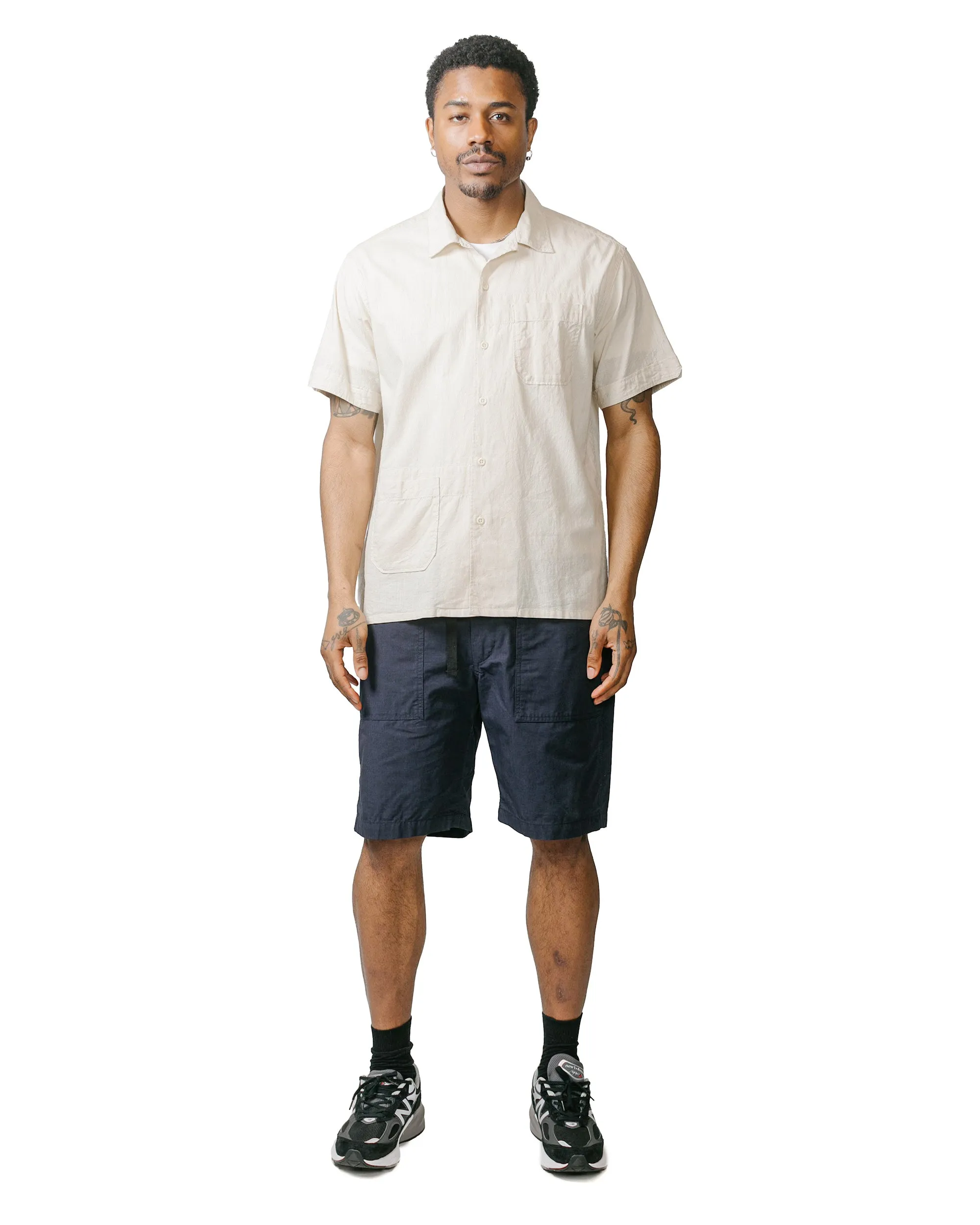 Engineered Garments Fatigue Short Dark Navy Cotton Ripstop