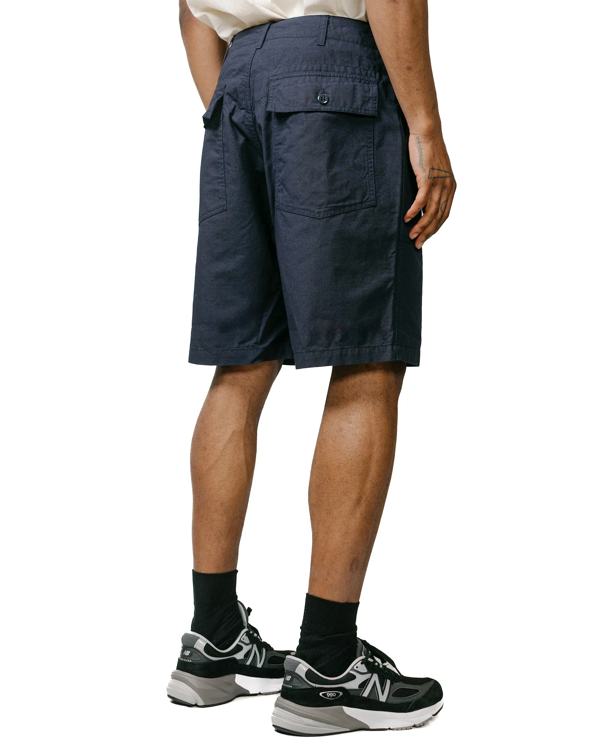 Engineered Garments Fatigue Short Dark Navy Cotton Ripstop