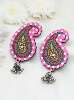 Falguni Paisley Shell Earrings