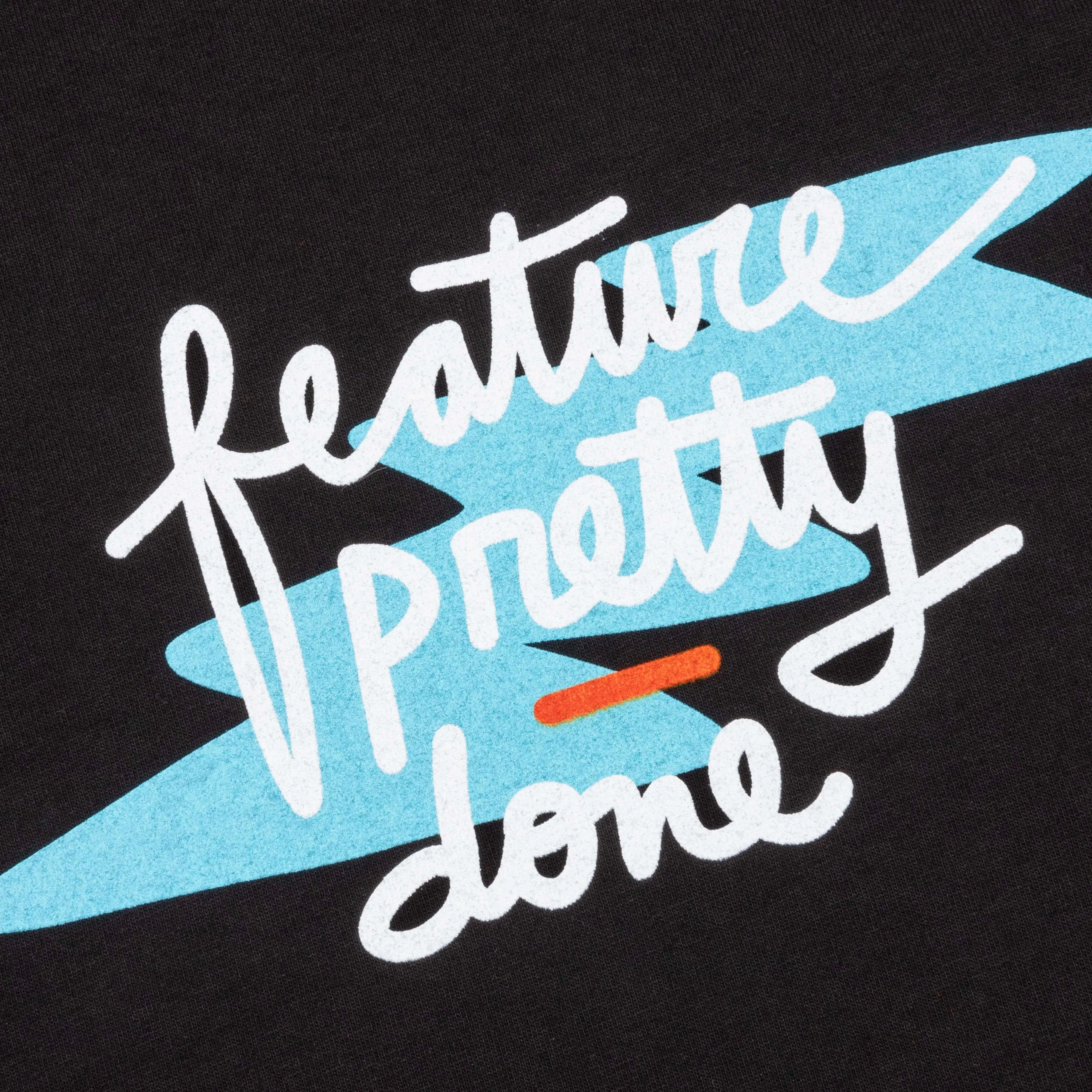 Feature x Pretty Done Splash Tee - Black