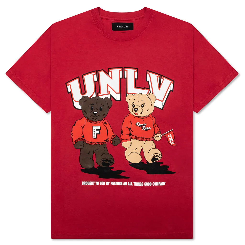 Feature x UNLV Bearly Rebel Tee - Scarlet