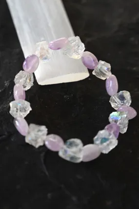 Fiercest Self Amethyst & Aura Bracelet