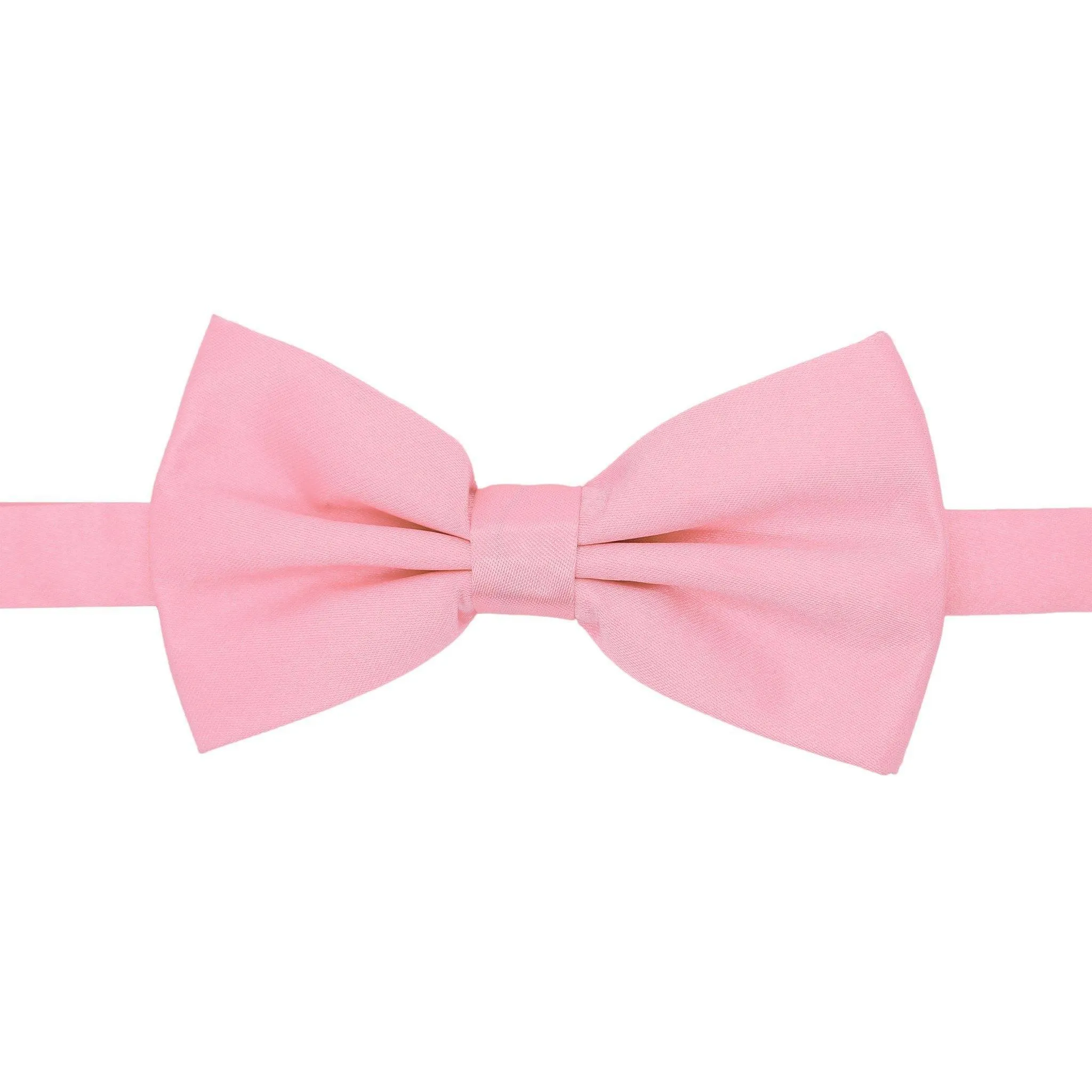 Gia Pink Satin Adjustable Bowtie