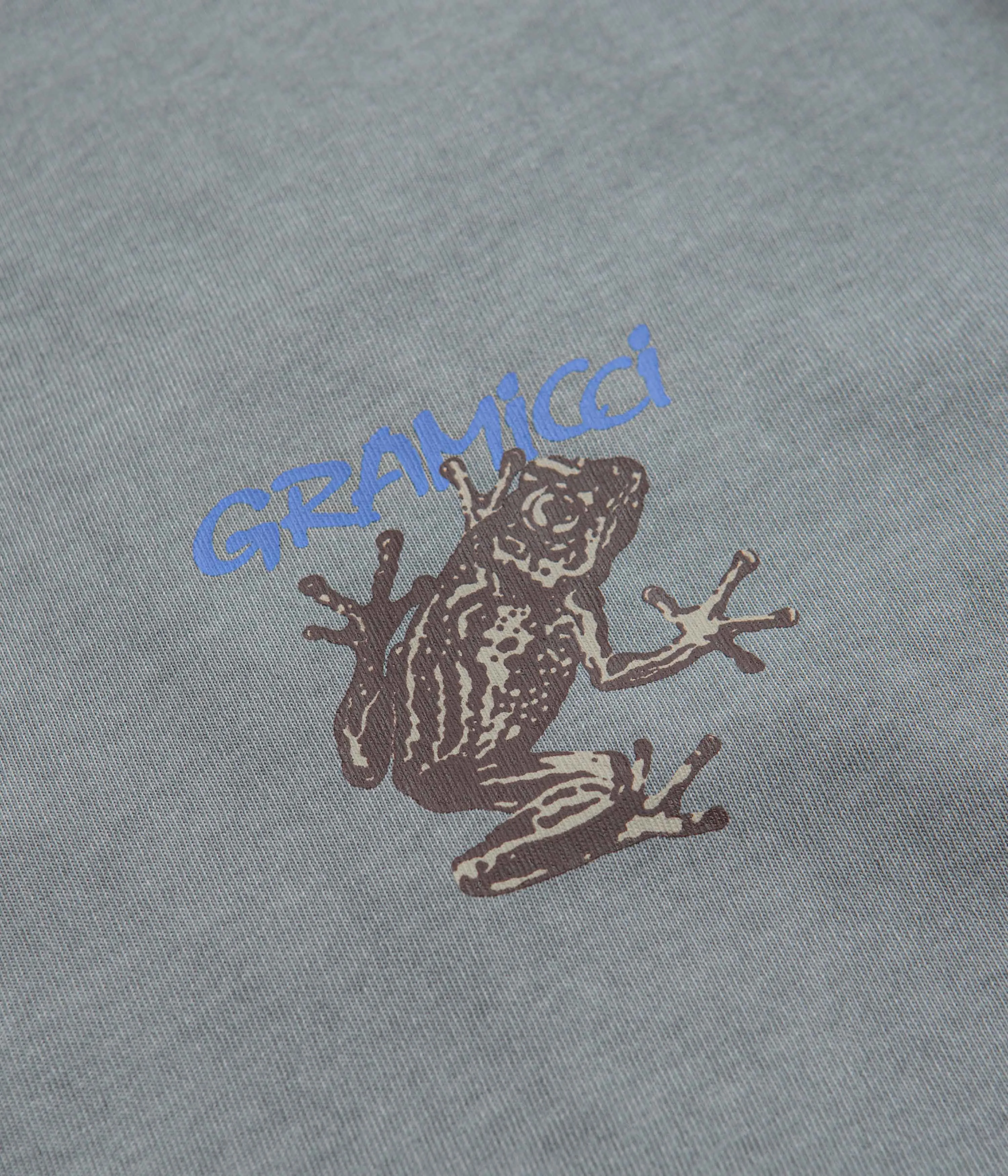 Gramicci Sticky Frog T-Shirt - Slate Pigment