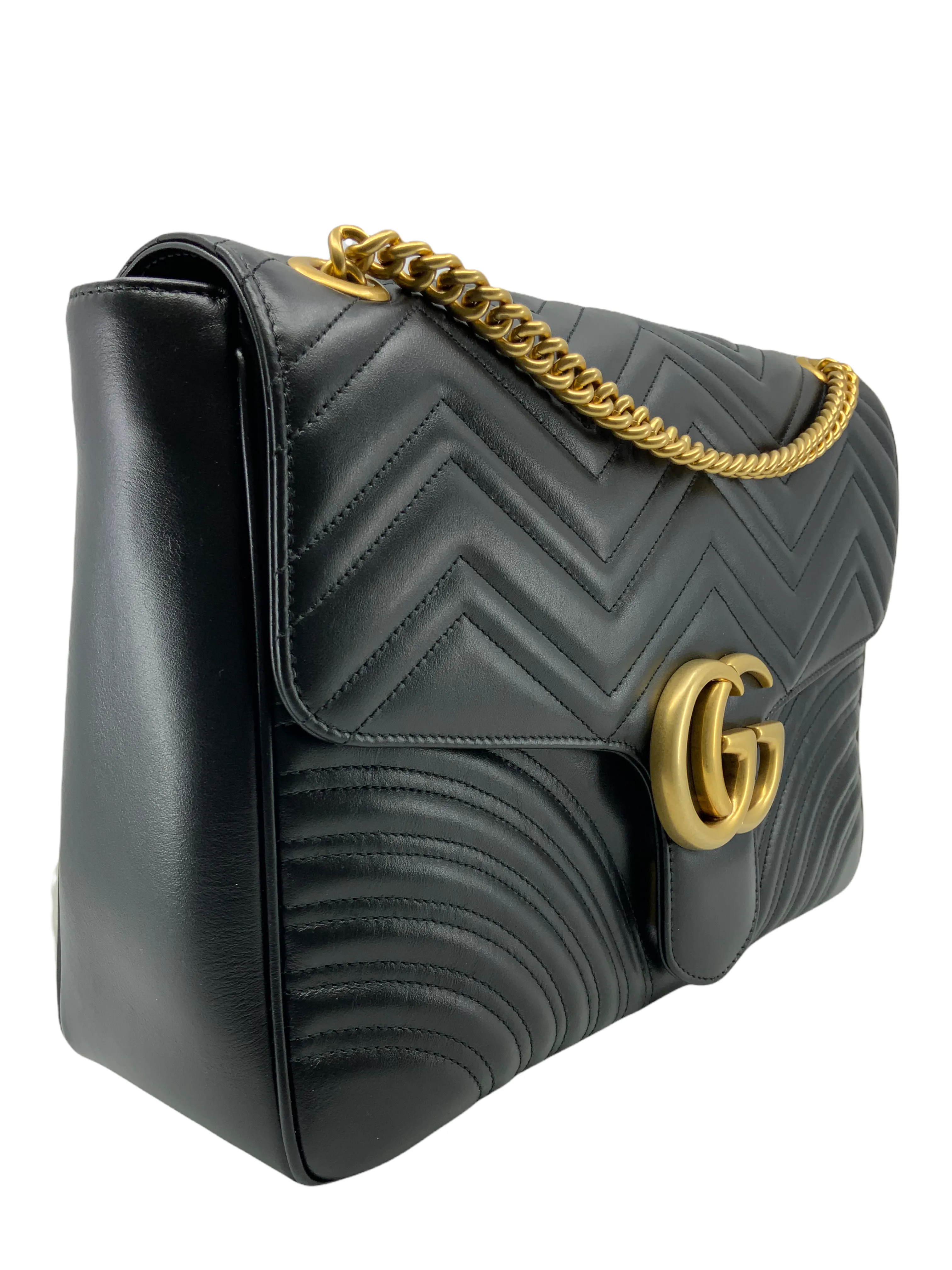 Gucci GG Marmont Large Matelassé Shoulder Bag NEW