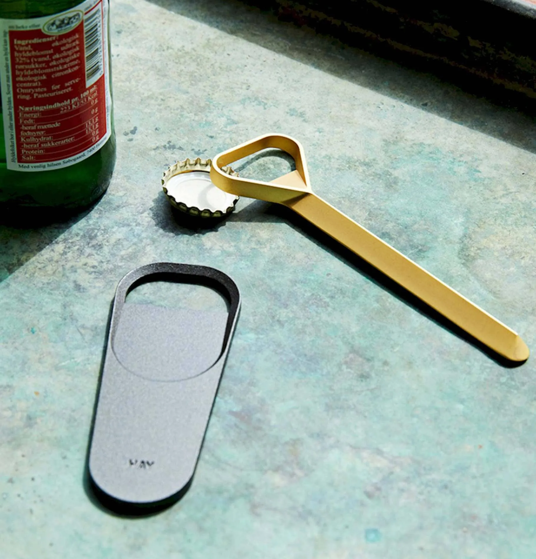 HAY Cap Gold Bottle Opener