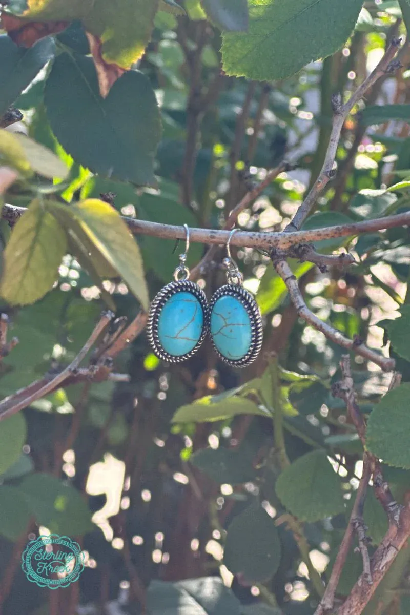 HEART OF TAHITI EARRINGS TURQUOISE