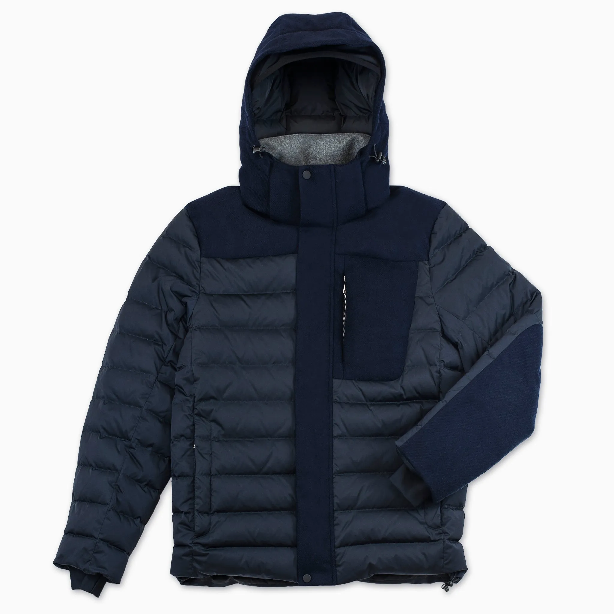 Hereve winter hybrid down ski jacket (dark blue)