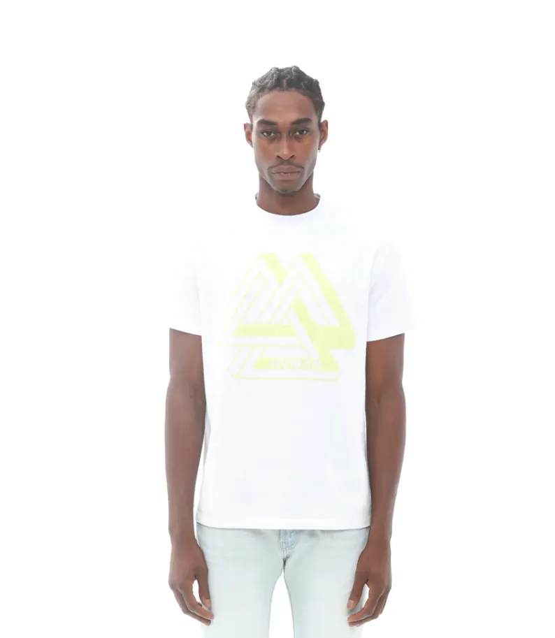 Infinity Triangle Tee (White) /D16