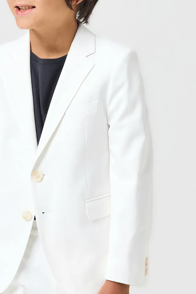 Jimi Blazer - White Stretch