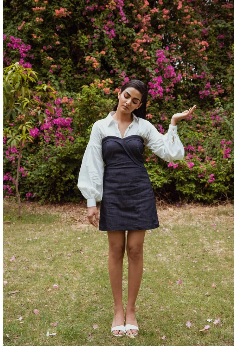 KIARA - Sweetheart Denim Dress (Final Sale)