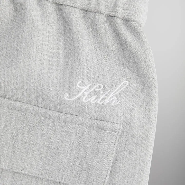 Kith Double Weave Elmhurst Pant - Light Heather Grey