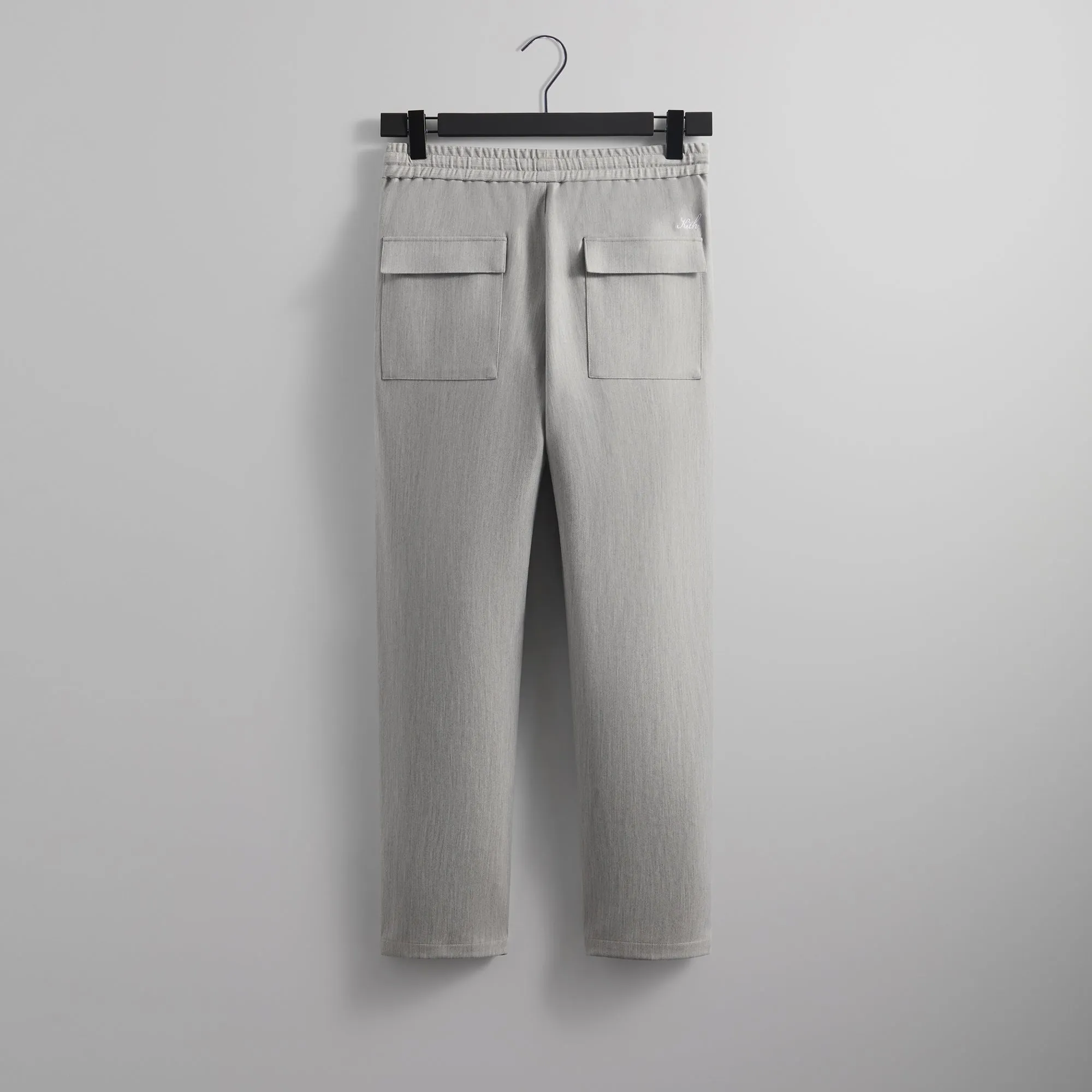 Kith Double Weave Elmhurst Pant - Light Heather Grey