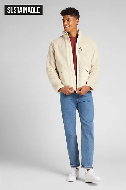 Lee Full Zip Sherpa Jacket L88FNXSX papyrus