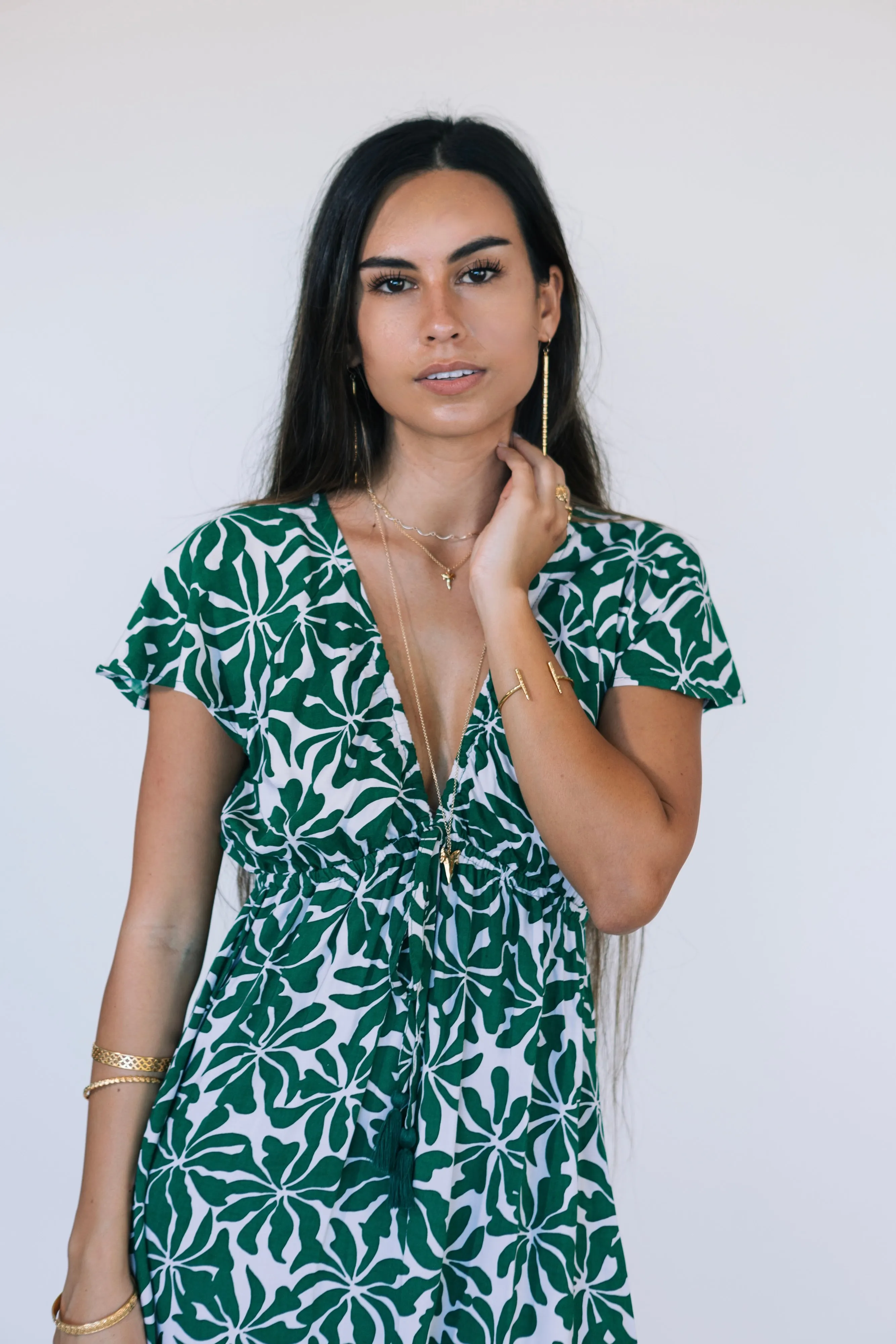 Leilani Dress / Aloha Forest