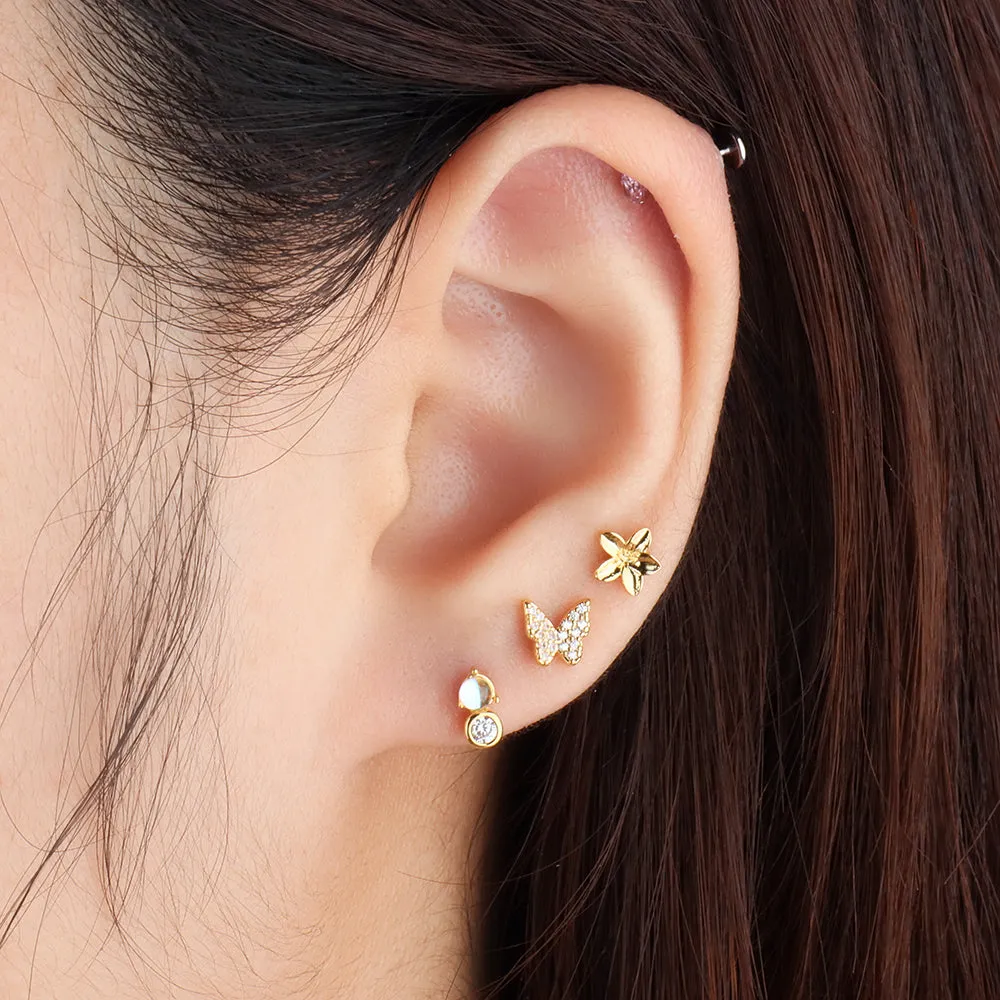 Lily Flower Stud