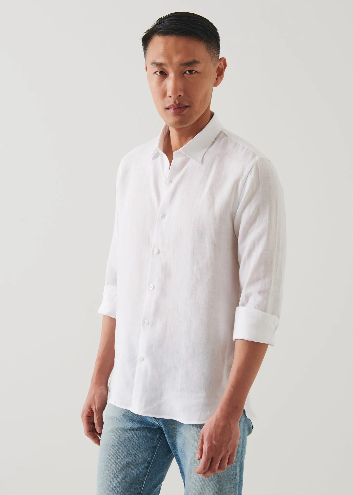 LINEN CHAMBRAY SHIRT