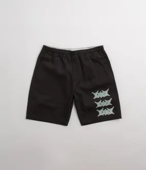 Lo-Fi Static Work Shorts - Black