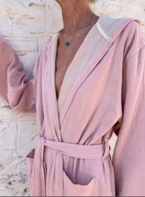 Loom.ist Hooded Robe - Blush