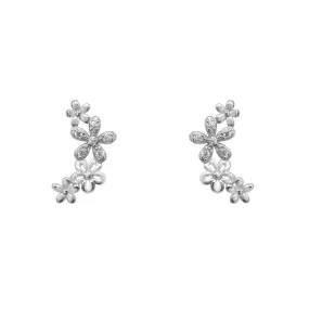 Mae Flower Climber Flower Climber Silver Stud Earring