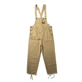 Men's Retro Casual Navy Deck Cargo Overalls