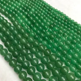 Natural High-quality Green Aventurine Round Bead Strands Jewelry Findings