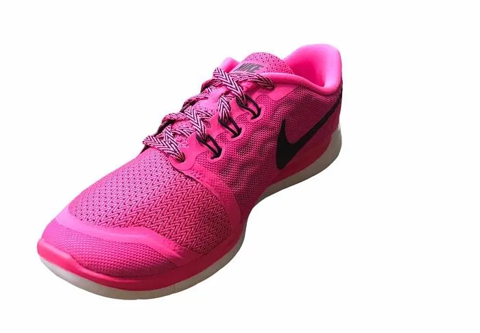 Nike girls gym shoe Free 5.0 GS 725114 600 pink pow-black