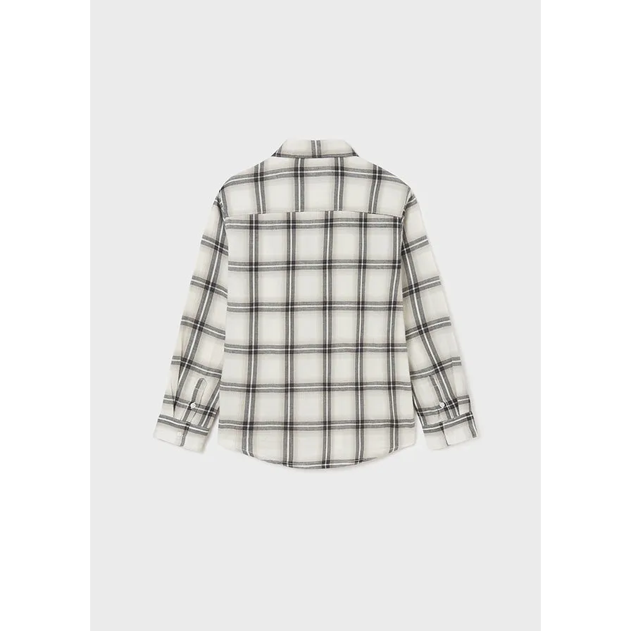 Nukutavake L/S Plaid Shirt _Grey 7166-92