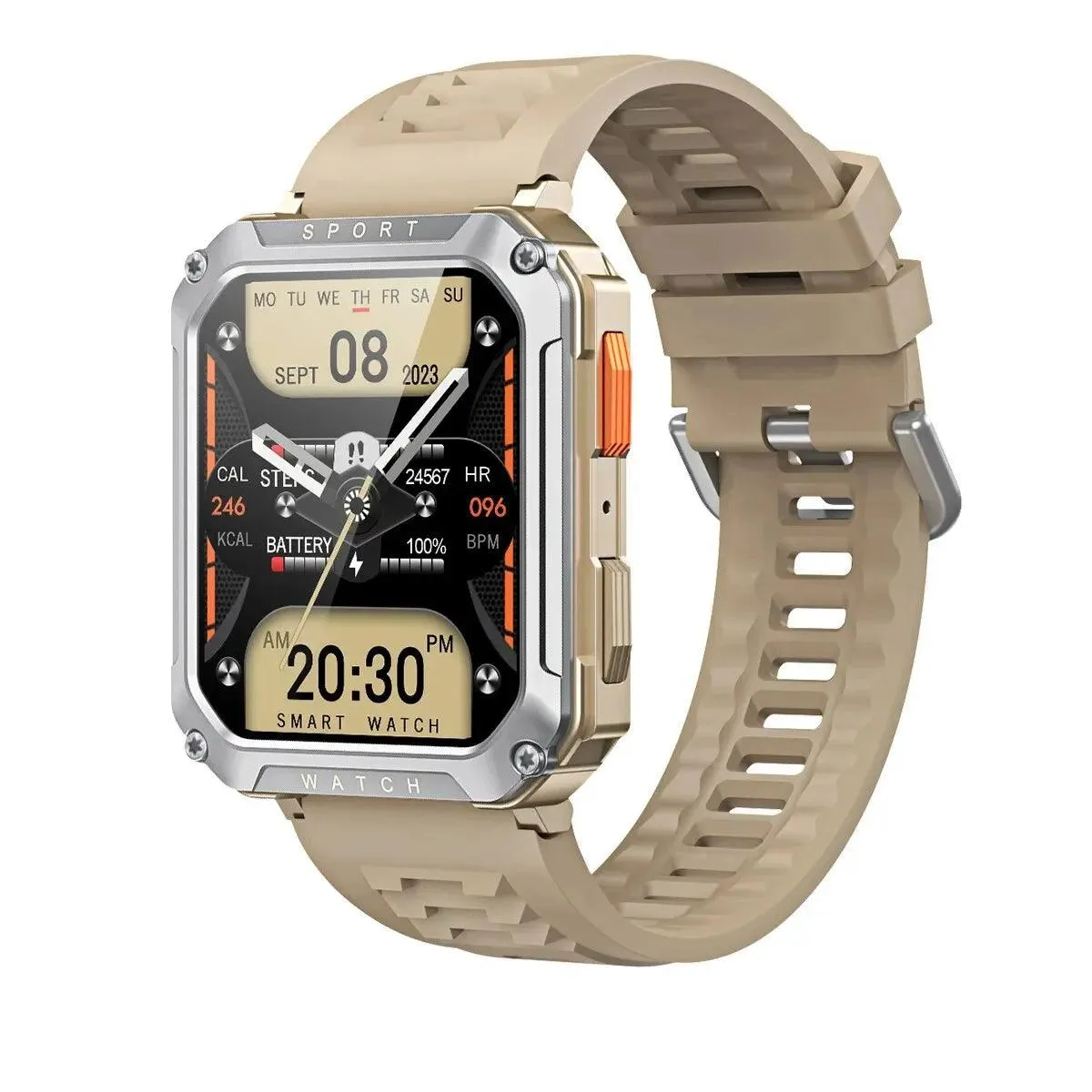 Outdoor Military Sport: T8 PRO Men's Smartwatch Wristwatch