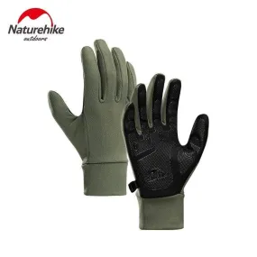 Outdoor Touch-screen Non-slip Full Finger Cycling Gloves Silicone Hiking Climbing Men Women Thin Cycling Gloves