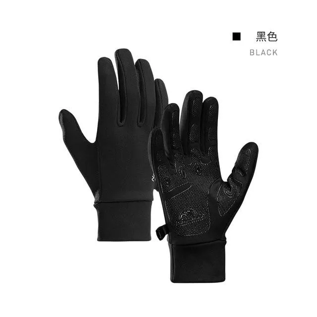 Outdoor Touch-screen Non-slip Full Finger Cycling Gloves Silicone Hiking Climbing Men Women Thin Cycling Gloves